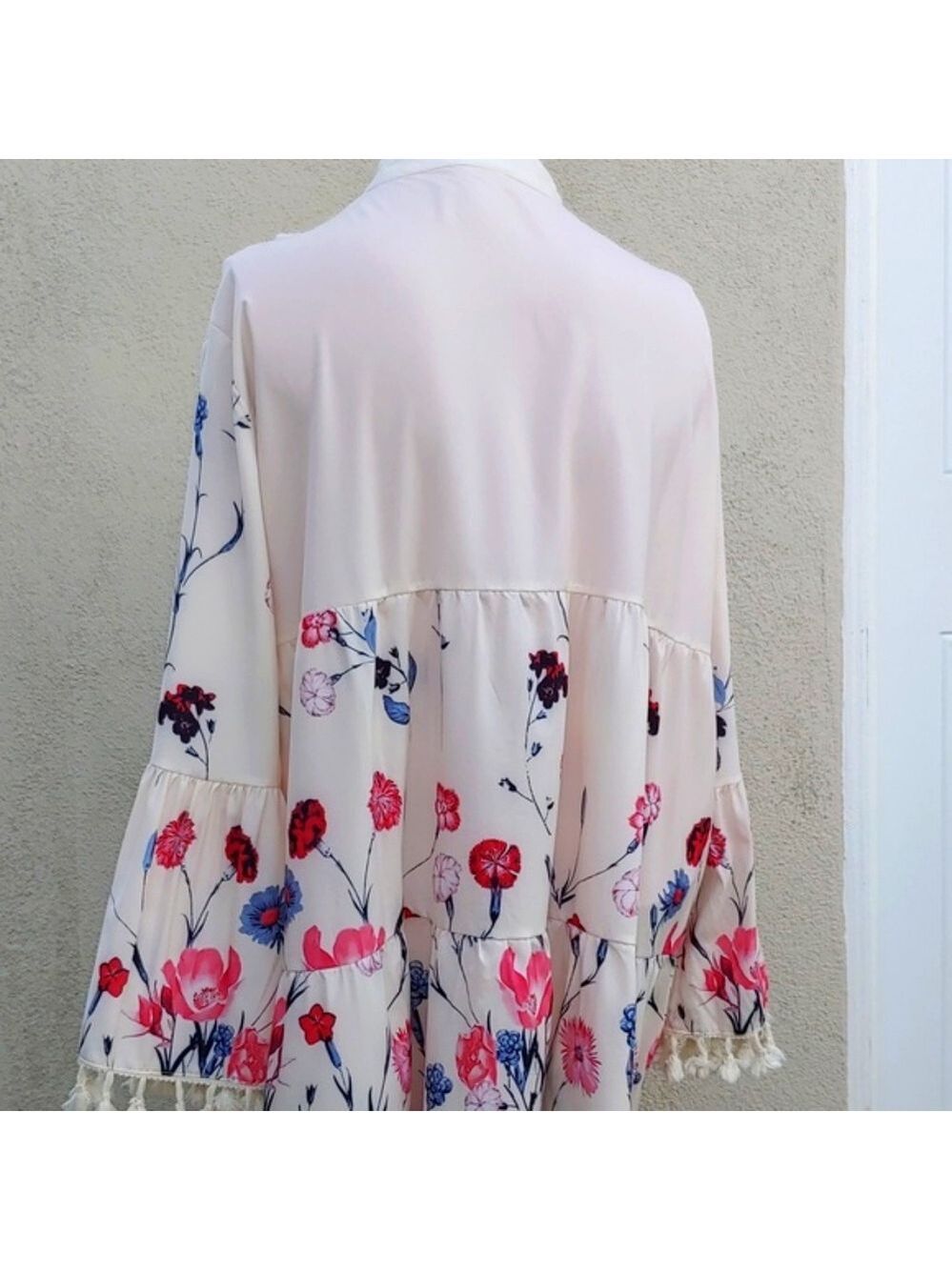 Women's Soft and Flowing Floral High Waist Lounge Dress, XXL - Picture 8 of 16